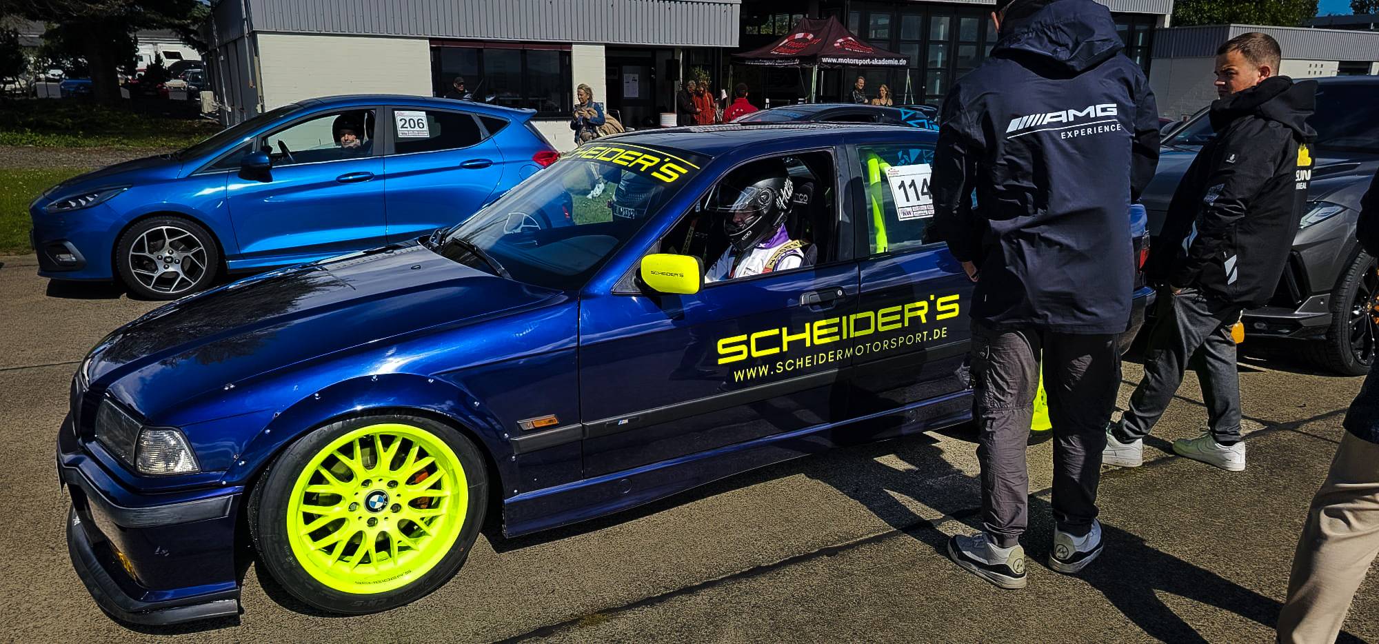 Touring car at the motorsport academy