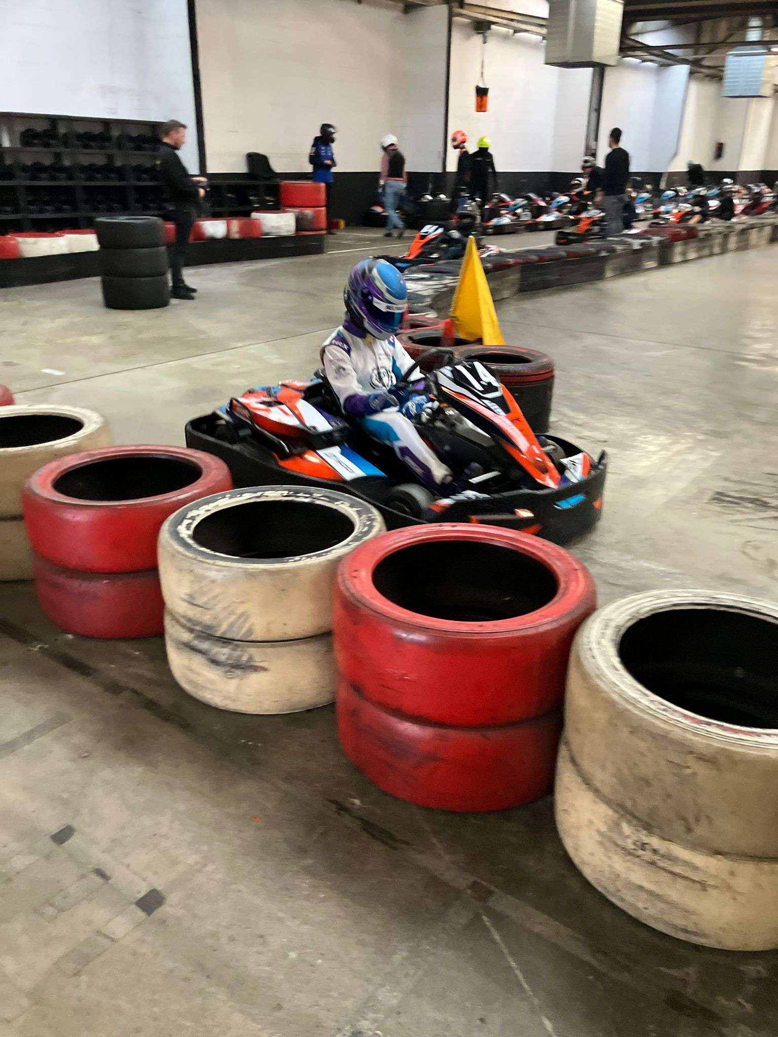 Indoor karting session