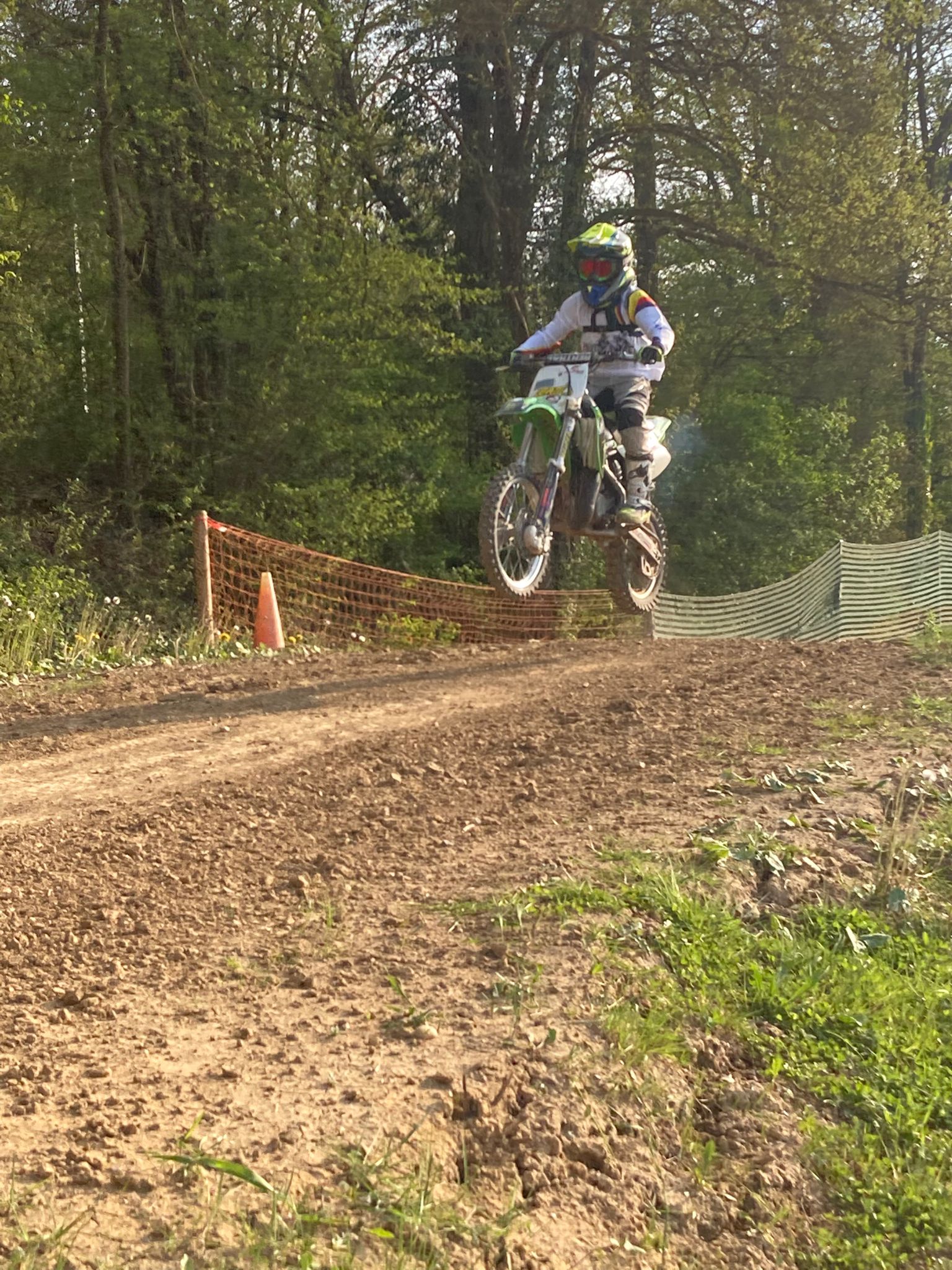 Malte Jaekel racing a motocross bike